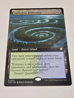 Turbulent Wilderness (Extended Art) Commander: Secrets of Strixhaven Regular - Image 1