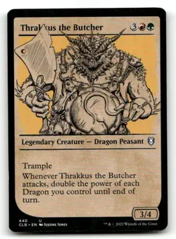 Thrakkus the Butcher (Showcase) 440 Commander Legends: Battle for Baldur's Gate - Image 1