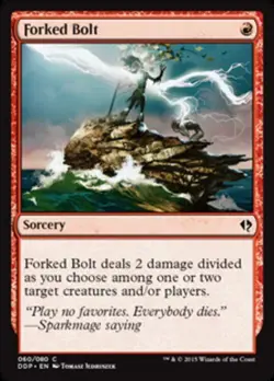 4x Forked Bolt NM-Mint, English Duel Decks: Zendikar vs Eldrazi MTG Magic - Image 1