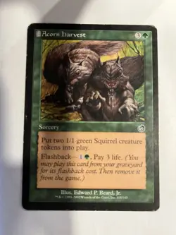 Acorn Harvest - Torment - Magic the Gathering MTG Nice! - Image 1