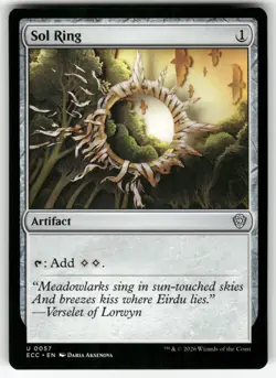 Sol Ring 57 Commander: Lorwyn Eclipsed Magic: The Gathering NM - Image 1