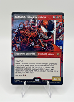 MTG: Carnage, Crimson Chaos (Borderless) - Marvel's Spider-Man - 227 - NM - Image 1
