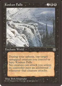 Koskun Falls - Homelands X1, Black, Magic the Gathering, NM/M - Image 1