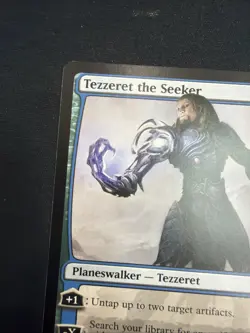 MTG Shards Of Alara Blue Mythic Rare Tezzeret The Seeker Near Mint Condition - Image 2