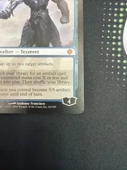 MTG Shards Of Alara Blue Mythic Rare Tezzeret The Seeker Near Mint Condition - Image 4