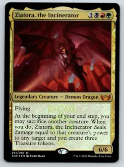 Ziatora, the Incinerator 231 Streets of New Capenna Magic: The Gathering Foil LP - Image 1