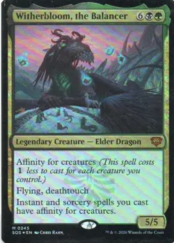 MTG: Secrets of Strixhaven: Foil Witherbloom, the Balancer: LP Condition - Image 1