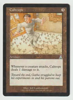 Magic the Gathering MTG Urza's Destiny #129 Caltrops Artifact Uncommon LP - Image 1