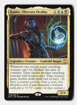 Kamiz, Obscura Oculus 3 Commander: Streets of New Capenna MTG NM - Image 1