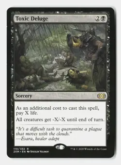 Toxic Deluge 110 Rare Double Masters Magic: The Gathering Near Mint - Image 1