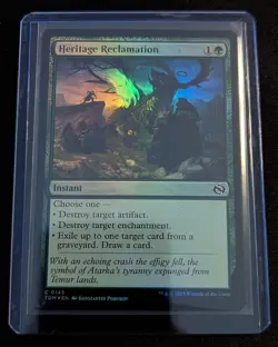 MTG - x2 Heritage Reclamation 1 Regular & 1 FOIL - Tarkir Dragonstorm - Image 2