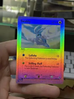 Swablu 75/97 EX Dragon 2003 Reverse Holo Vintage E-Reader Pokemon Card - Image 3