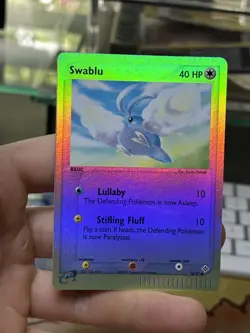 Swablu 75/97 EX Dragon 2003 Reverse Holo Vintage E-Reader Pokemon Card - Image 4