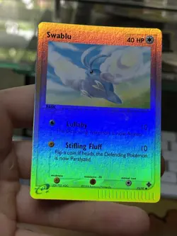 Swablu 75/97 EX Dragon 2003 Reverse Holo Vintage E-Reader Pokemon Card - Image 5