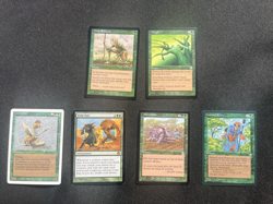 MTG Green card lot, Crop Rotation, Tangle, Nature's Lore and more! (LP/NM) - Image 1