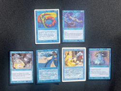 MTG Blue card lot, Lord of Atlantis, Aura Thief, Counterspell and more! (LP/NM) - Image 1