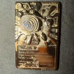 1999 23k Gold Plated Pokemon Trading Card Burger King Promo #61 Poliwhirl - Image 4