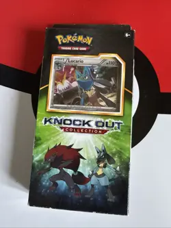 2017 Pokemon TCG Knock Out Collection Lucario Booster Pack Trading Card Set - Image 1