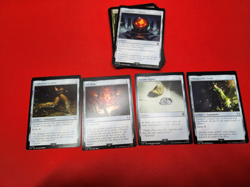 MTG Miscut / Misprint Card Lot - Lightning Greaves, Sol Ring, Whispersilk Cloak. - Image 1