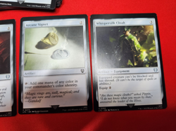 MTG Miscut / Misprint Card Lot - Lightning Greaves, Sol Ring, Whispersilk Cloak. - Image 4