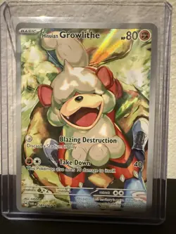 Pokemon - Twilight Masquerade - Hisuian Growlithe 181/167 - Image 4