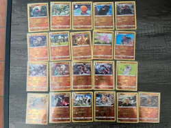 81 FIGHTING REVERSE HOLO Pokemon Card Lot -Fight Type Only- NM - SLEEVED - SWSH - Image 2
