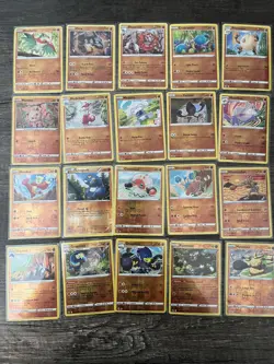 81 FIGHTING REVERSE HOLO Pokemon Card Lot -Fight Type Only- NM - SLEEVED - SWSH - Image 3