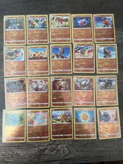 81 FIGHTING REVERSE HOLO Pokemon Card Lot -Fight Type Only- NM - SLEEVED - SWSH - Image 4