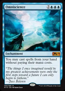 Omniscience - Near Mint MTG Magic 2019 Core Set - Image 1