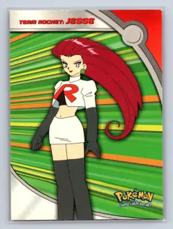 Team Rocket: Jesse #119 Topps Trading Cards Series 2 Pokemon Lightly Played - Image 1