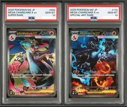 PSA 10 SEQ Mega Charizard SR SAR 094/080 110/080 Inferno X Pokemon Card SET JP - Image 1