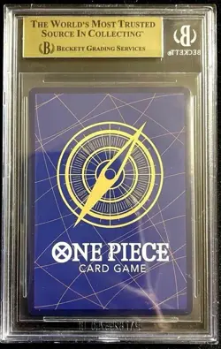 BGS 10 Monkey D. Garp ST06-012 Treasure Cup Promo Top 16 ONE PIECE Card English - Image 2