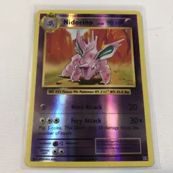 Nidorino 44/108 Evolutions Reverse Holo Pokemon Card - Image 2