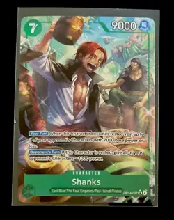 Shanks OP14-027 SR Alt Art Parallel - One Piece Card Game English - Image 1