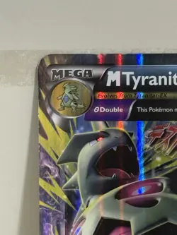 Mega M Tyranitar EX ULTRA RARE 43/98 Jumbo Card Pokemon TCG Holo Foil - Image 4
