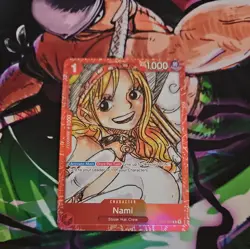 Nami (Premium Card FILM RED Edition-) ST01-007 Promo - One Piece Card Game - NM - Image 1
