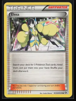 Elesa RC20/RC25 Legendary Treasures: Radiant Collection Pokemon TCG Card - Image 1