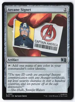 Arcane Signet 191 Commander: Marvel Super Heroes - Image 1