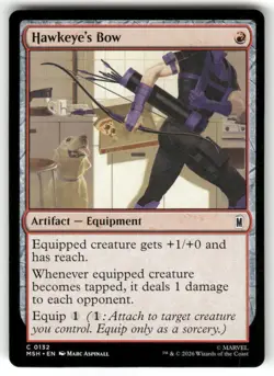Hawkeye's Bow 132 Common Marvel Super Heroes Magic: The Gathering Near Mint - Image 1