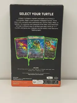 Magic the Gathering Teenage Mutant Ninja Turtles Turtle Power Commander Deck New - Image 4