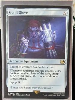 Genji Glove - Reg - MTG - Final Fantasy - FIN - 0258 - RARE ~ NM - Image 2