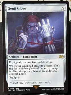 Genji Glove - Reg - MTG - Final Fantasy - FIN - 0258 - RARE ~ NM - Image 3