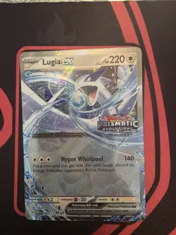 Lugia ex (Prismatic Evolutions Stamped) 082/131 Holofoil Pokemon Near Mint - Image 1