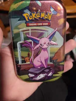 Pokemon TCG: Scarlet & Violet Prismatic Evolutions Mini Tin New, Sealed - Image 1
