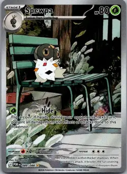 Spewpa 089/088 Holo Illustration Rare Perfect Order Pokemon Near Mint - Image 1