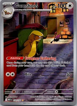 Gumshoos 153/132 Illustration Rare Mega Evolution Pokemon Holo Near Mint - Image 1