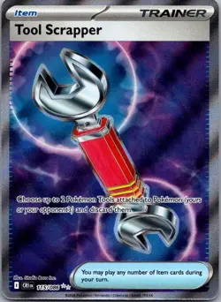 Tool Scrapper 115/086 Ultra Rare Chaos Rising Pokemon Holo Near Mint - Image 1