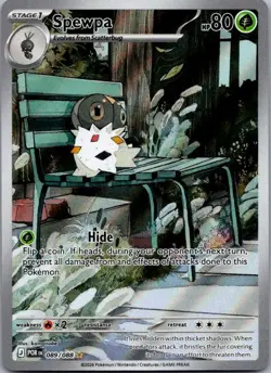 Spewpa 089/088 Holo Illustration Rare Perfect Order Pokemon Near Mint - Image 1