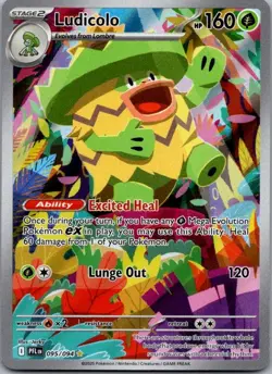 Ludicolo 095/094 Illustration Rare Phantasmal Flames Pokemon Holo Near Mint - Image 1