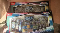 Pokemon TCG: Prismatic Evo Lucario Tyranitar Ex Premium Collection Sealed 2x Lot - Image 2